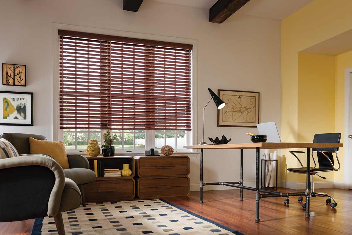 Faux Wood Blind in Los Angeles